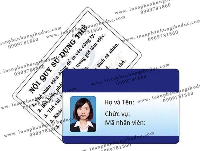 In thẻ nhựa