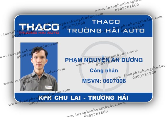 In thẻ nhựa